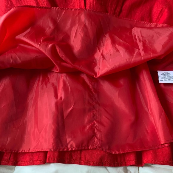 R&M Richards sleeveless midi dress linen blend fully lined back zip size 22W NWT - Picture 7 of 12